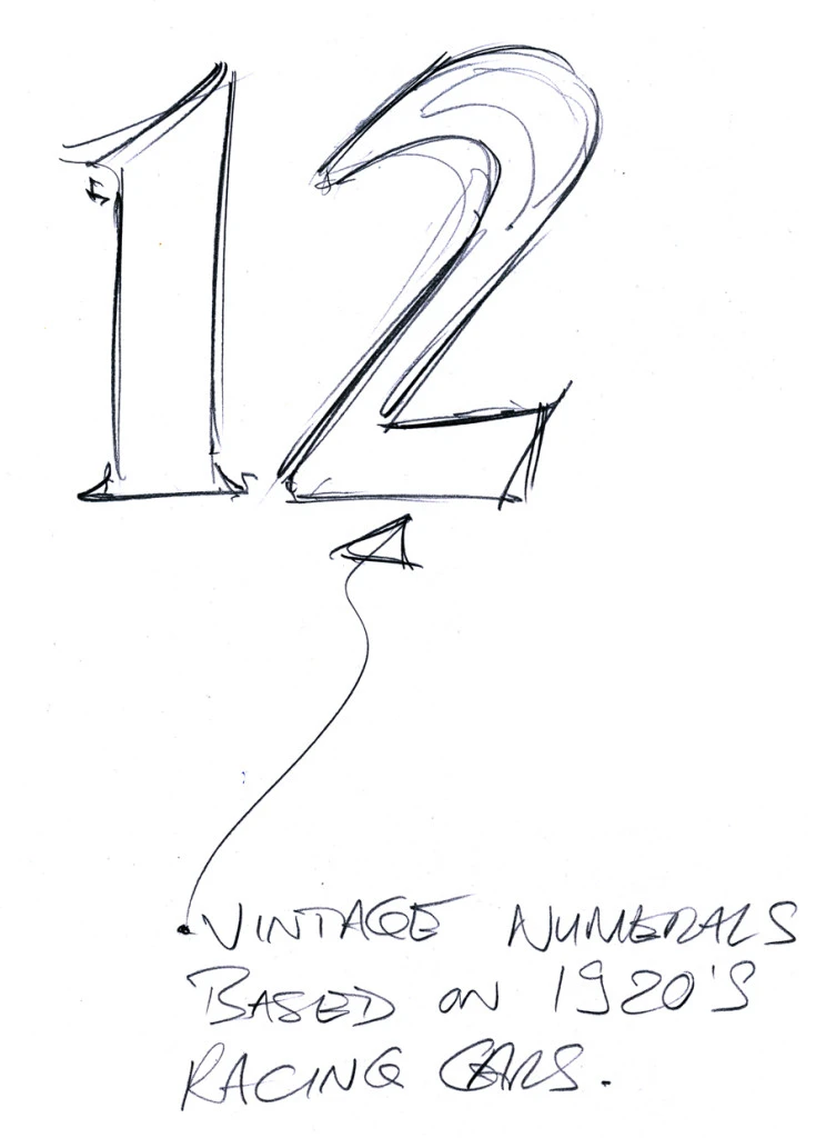 Sketch - 2 - Mille Miglia 2016 XL Race Edition type face