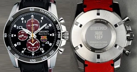 Zegarek Seiko FC Barcelona, dekiel